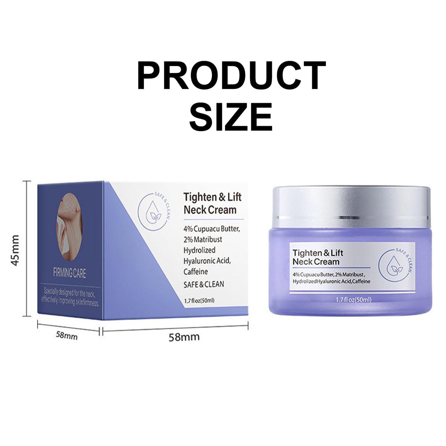 Generic Neck Firming Cream - Best for Tightening Sagging Skin, Tighten and Lift Neck Cream, neck Moisturiser Repair Decolletage Cream, Advanced Neck Cream Moisturizing 50ML.