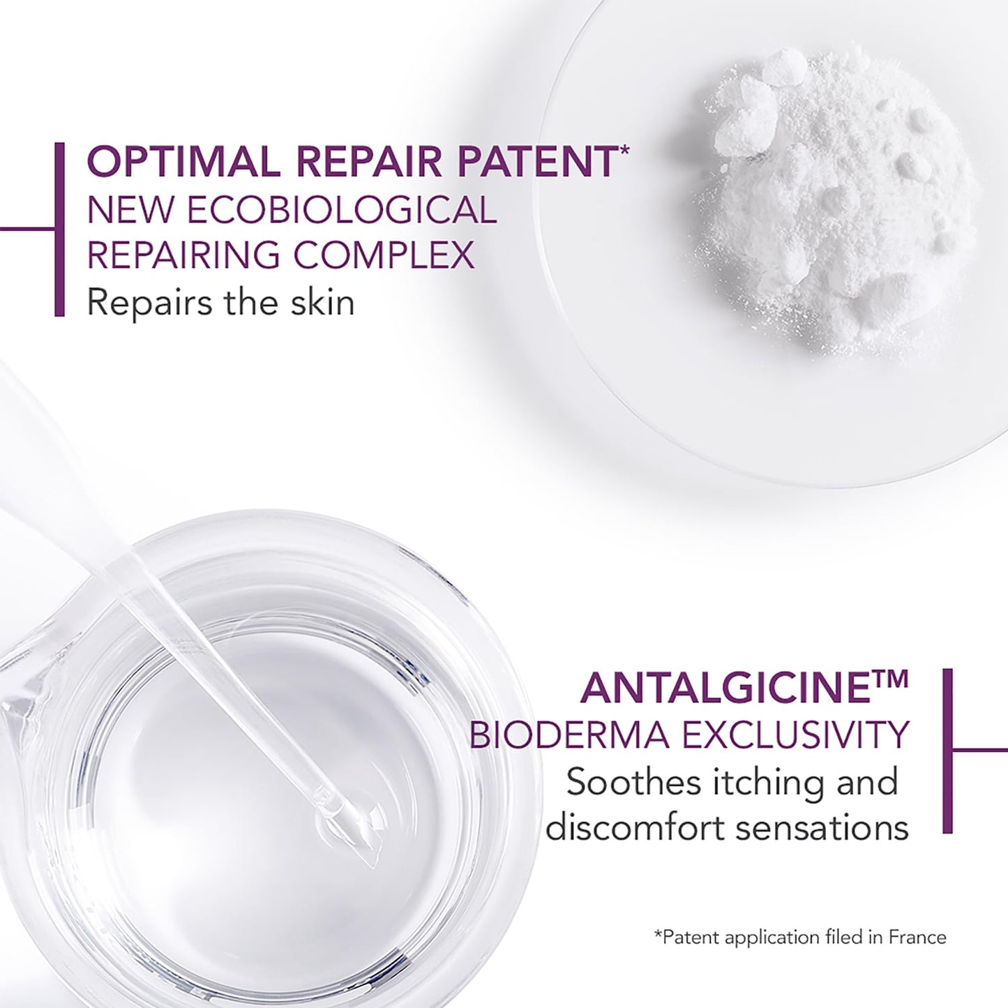 Bioderma Cicabio Crème+, Multi-purpose repairing and Soothing Skin Healing Cream with Hyaluronic Acid 40ML