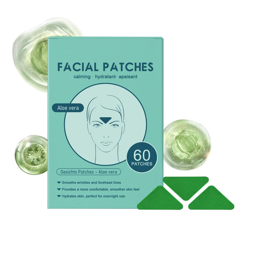 OKAQEE Aloe Vera Face Patches - Facial Patches to Reduce Wrinkle and Fine Lines - 60 Patches