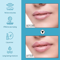 KAYZON Lip Plumper Lip Gloss, Lip Maximizer Balm Plumper Lip Extreme Volume, Healthy Enhancer Hydrated Lips, Moisturize, Eliminate Dryness Wrinkles Enhances Plump Gloss (Clear Pink Color)