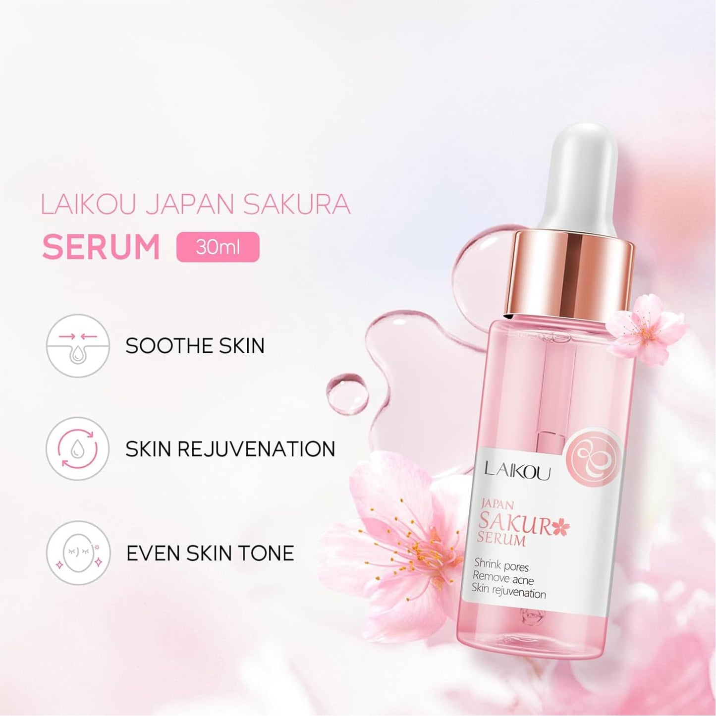 Skin Care Sets & Kits, Cherry Blossom Skincare Set Skin Care for Teenage Girls, Sakura Skincare Set For Teen Girls, Complete Skin Care Set For Teen Girls & Women Travel Skincare Set Size 32PCS