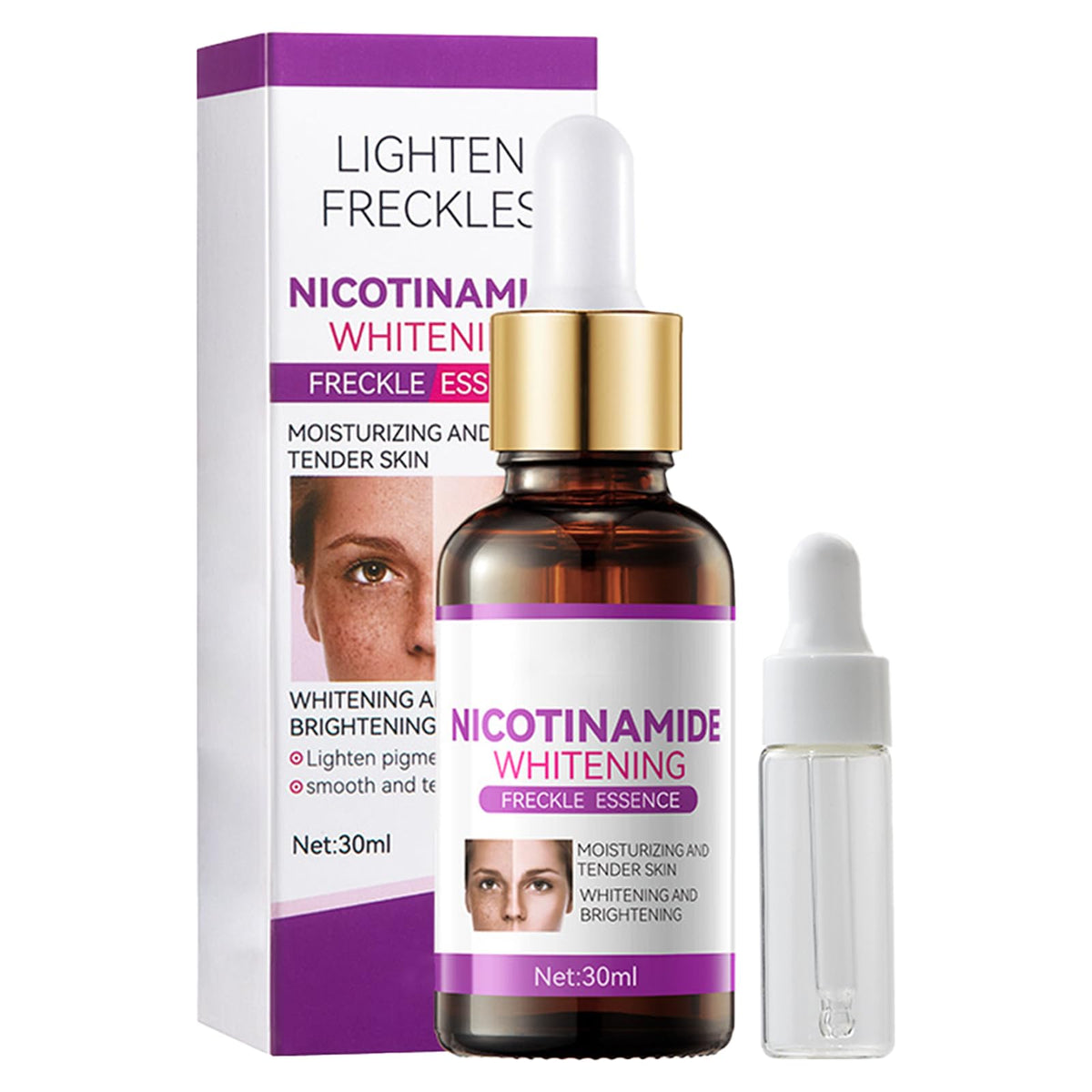 Rostblant 30 ml Niacinamide Serum, with an Essence Dispenser Bottle, Moist Facial Acid, All Skin Types, Highly Effective Face Care
