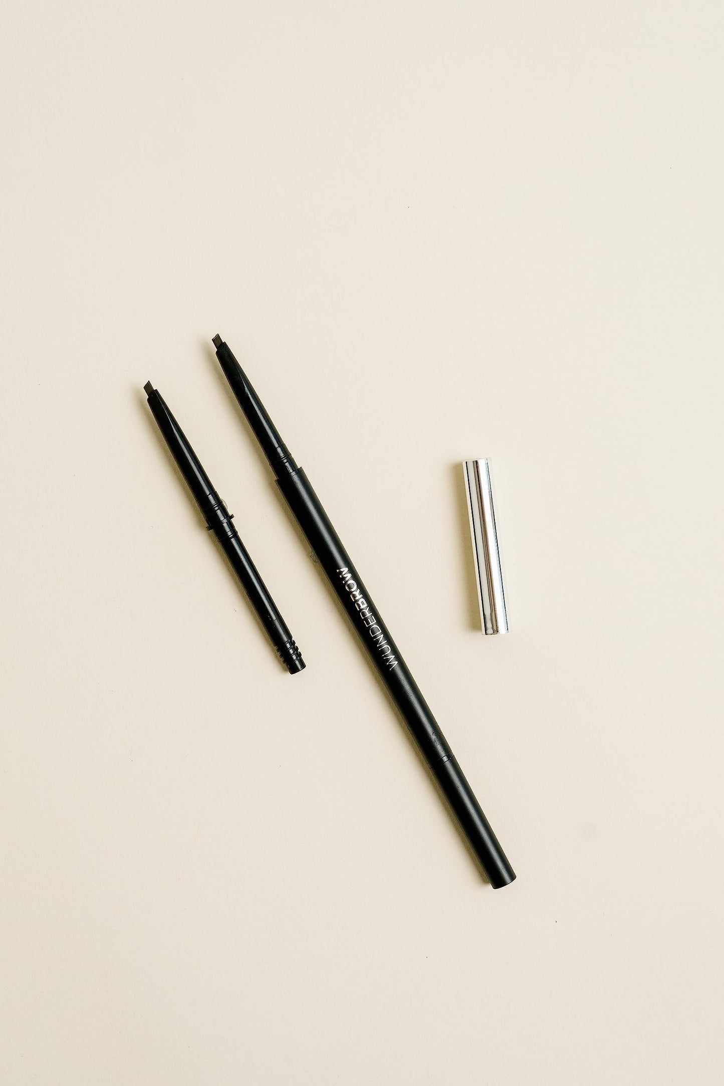 WUNDERBROW Micro-Sculpt Refillable Brow Pencil Refills, Includes 2 Refillable Cartridge's (Black/Brown)
