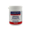 Lamberts Vitamins D3 2000iu and K2 90µg 90 Capsules