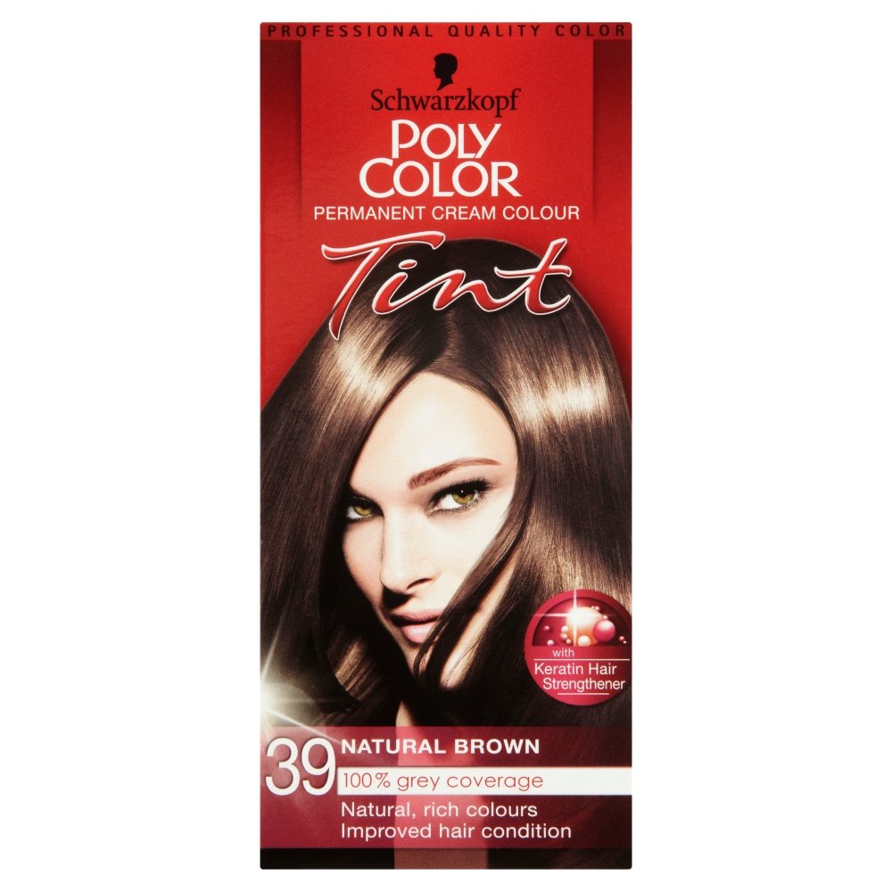Schwarzkopf Poly Color Hair Colour 39 Natural Brown