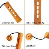 RJMBMUP Perm Rods Hair Rollers Large Long Short Hair Styling Tool Hair Curlers for Natural Hair Dark Orange Color