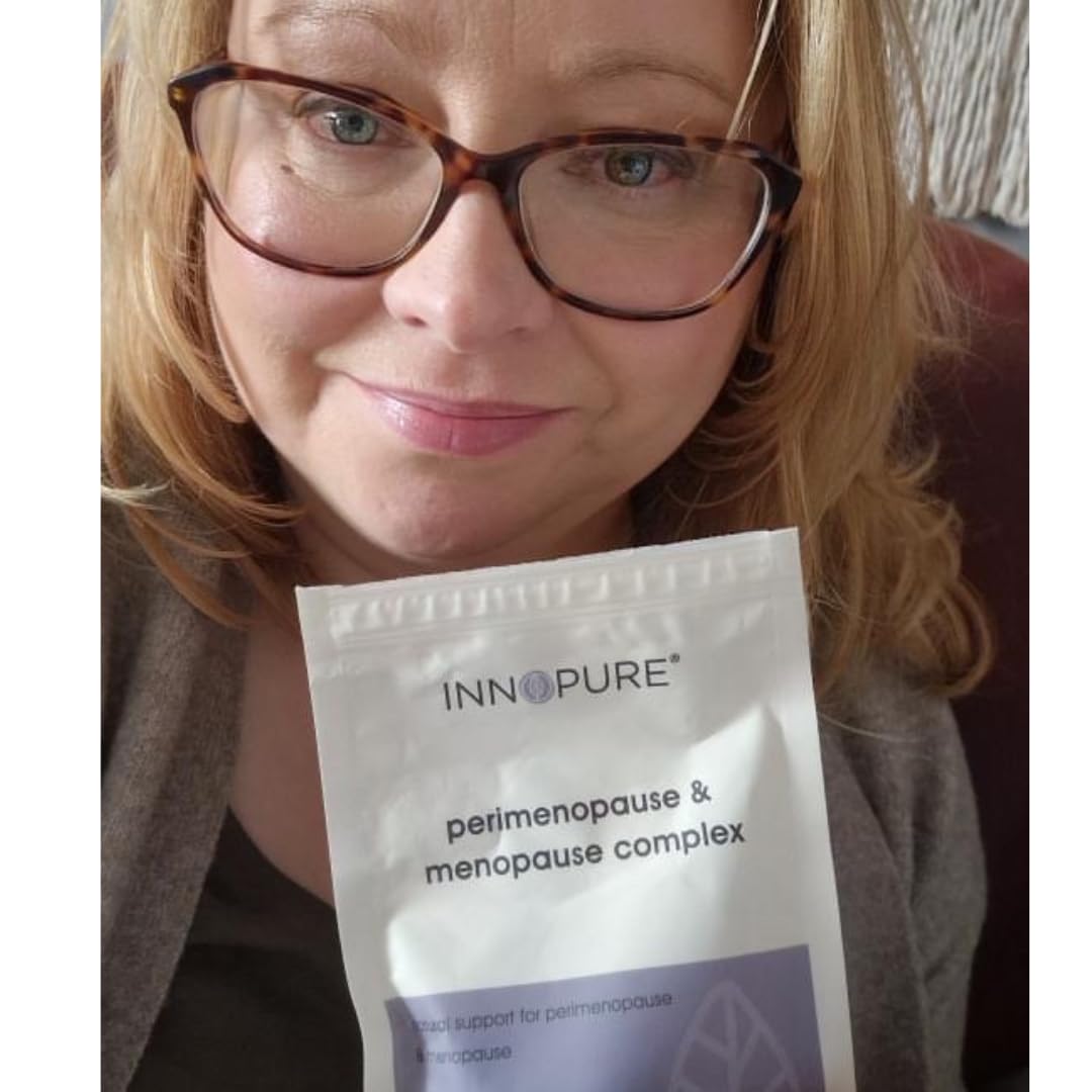 INNOPURE Perimenopause & Menopause Supplements (4 Month Supply) Hormone Balance for Women, All-in-One Complex with Natural Plant Estrogens - Easy to Swallow Capsules, UK Made