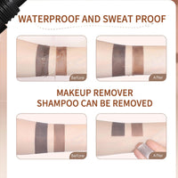 DMQ Root Touch Up Stick, Dark Brown Hairline Powder,Waterproof & Long LastingGrey Hair Coverage Beard,Semi-Permanent Hair Dye for Thinning Hair (Dark Brown, One Size)