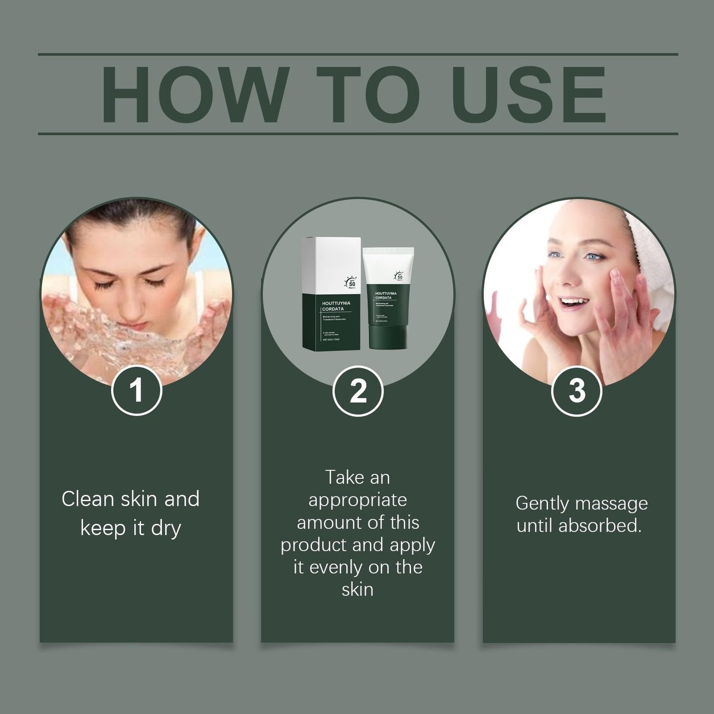 Tianyue Heartleaf Silky Sunscreen Spf 50+++,Korean face moisturizer&Translucent Sunscreen,Lightweight Face Sun Cream,Spf 50 face Moisturiser -Broad Spectrum UV Protection,Non-Greasy, No White Cast 50mL.