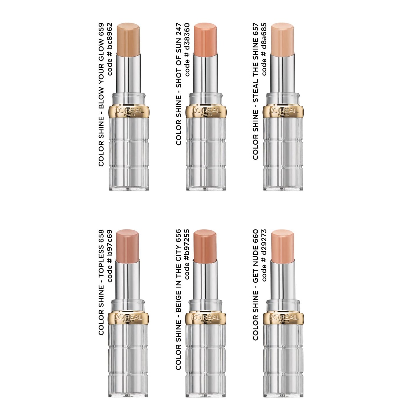 L'Oreal Paris Color Riche Shine Lipstick 656 Beige In The City