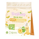 Icee's Beauty Essential Uk Ltd Freshies Melon Milk Collagen Drink by Juju Glow | Hydrolyzed Collagen, Goji Berry & Centella | Japan Actives | Low Calorie Nutritious Beverage | 10 Sachets