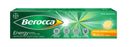 Berocca Vitamin C Effervescent Tablets, with Magnesium, Vitamin B12 and Vitamin B Complex (B1, B2, B3, B5, B6, B7, B9 and B12), Orange Flavour Tablets, 15 Tablets