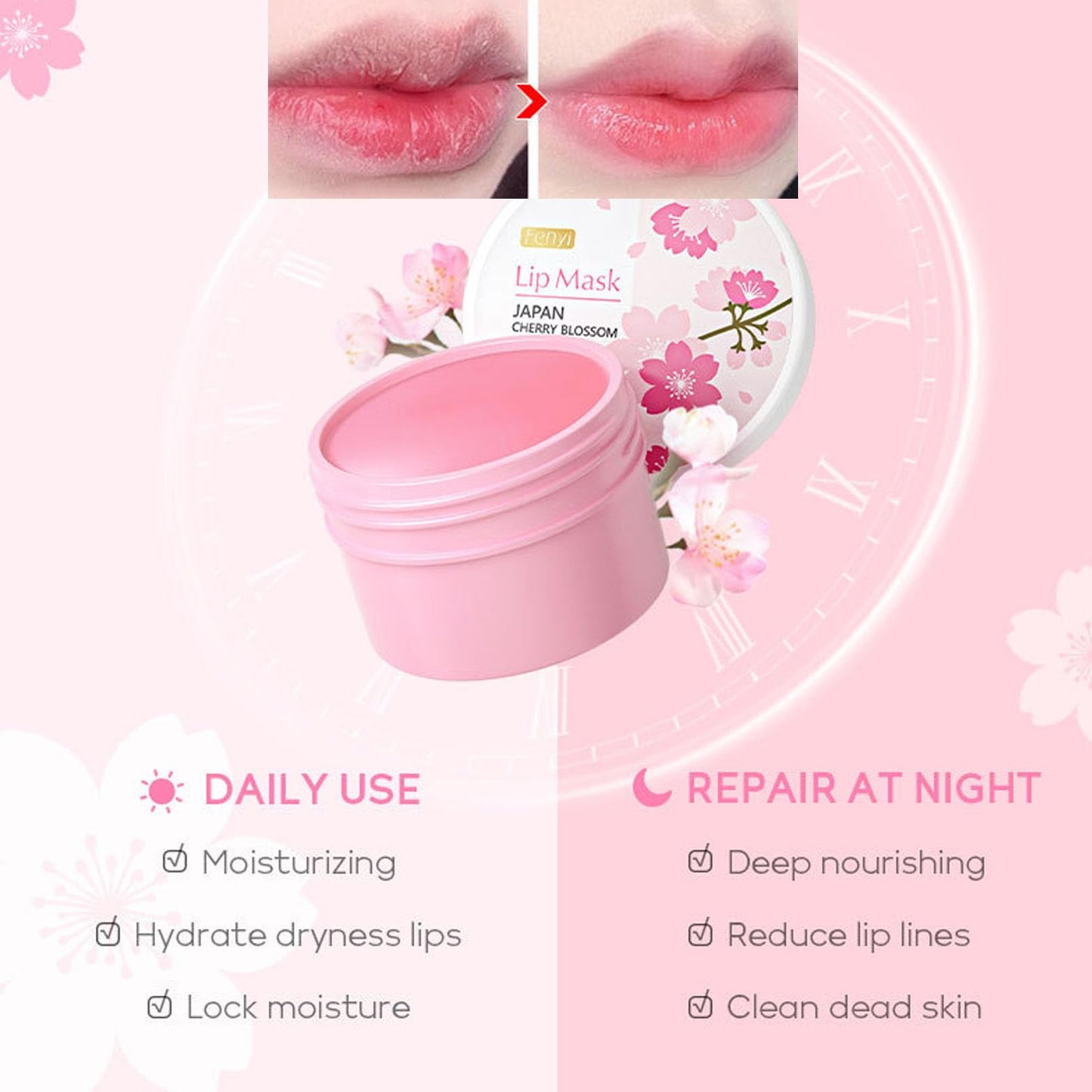 DMQ 12pcs Skincare Gifts Set For Teenage Girls,Cherry Blossom Skincare Sets,High Moisturize Sakura Skincare Gift for Women, including Cleanser,Hydrosol,Serum,Cream,Eye Cream,Mask,Lip Mask,Mud Mask