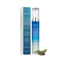 Grospe 5% Caffeine Eye Serum for Dark Circles and Puffy Eyes with 360° Massage Ball Reduces Fine Lines Anti-Wrinkle Firming Eye Serum 15ml