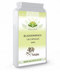 Hellenia Bladderwrack 500mg | 120 Seaweed Capsules | Good Source of Iodine