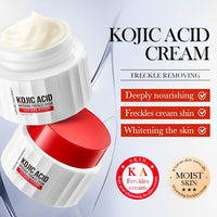 ISBEAUSOLS Kojic Acid Cream - Skin Lightening Cream for Anti Aging - Dark Spot Remover for Face - Hydrating Face Moisturiser for Dry Skin - Face Cream for Women - Anti Wrinkle Face Care, Moisturising,50g