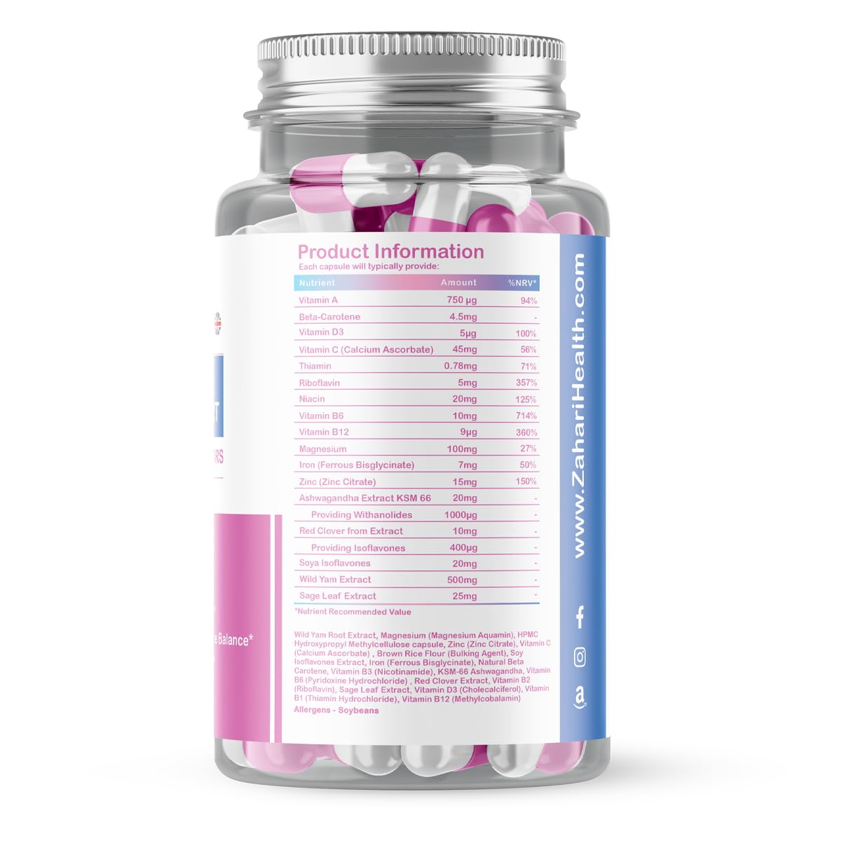 Generic Zahari Health Perimenopause Multi-Nutrient Support