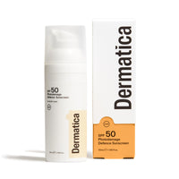 Dermatica SPF 50 Photodamage Defence Sunscreen | Anti-Ageing and Anti-Wrinkle I Fast Absorbing Lightweight Cream | Fragrance Free (50ml)