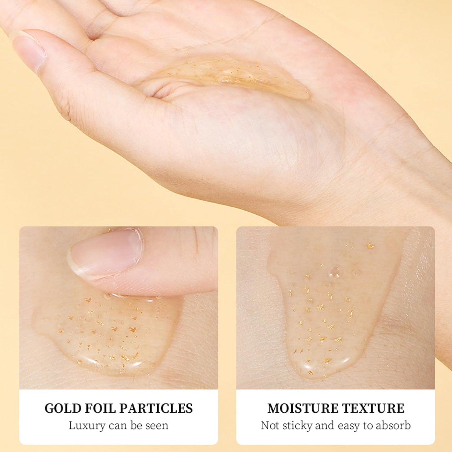 AuraBeen 24K Gold Face Serum with Vitamin E and Hyaluronic Acid - Deep Moisturizing, Pure Gold Serum Targeting Signs of Aging, Suitable for a Wide Range of Skin Types - 30ml