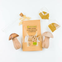 vegishake Organic 6 Mushroom Complex Extracts - Chaga Cordyceps Shiitake Reishi Lions Mane Maitake (60 Capsules)