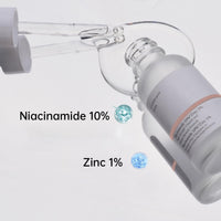 MIZEEYE Niacinamide Serum for Face, 2PCS Moisture Niacinamide Face Serum for Women, Niacinamide 10% + Zinc 1% Serum For Acne, Refreshing.
