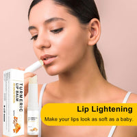 KARELLS Turmeric Lip Balm Stick,Lip Care Cream,Daily Lip Care Balm,Lip Lightening For Dark Lips,Turmeric Long Lasting Moisturizing Lips Balms,Reduces Chapped Dry Lips,Repairs Cracks