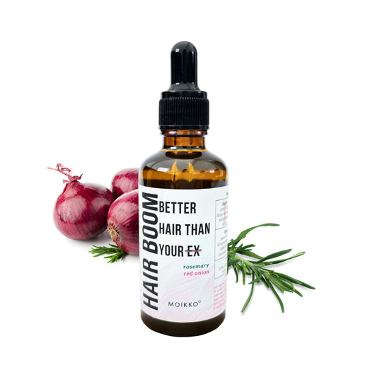 Generic Hair Growth Oil 100% Natural with Castor, Jojoba, Avocado, Hibiscus, Argan, Peppermint, Basil, Aloe, Red Onion, Clove & Rosemary - Promotes Thickness & Strength