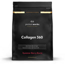 Protein Works - Collagen 360, Powder Supplement, Type I & III, High Protein, Summer Berry Burst, 480g, 32 Servings