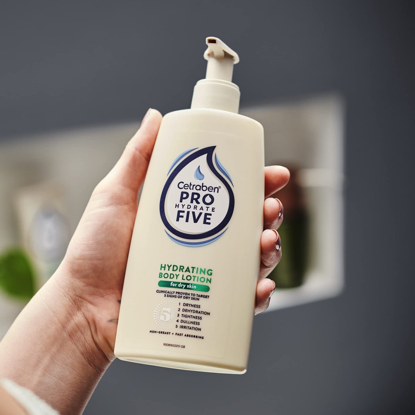 Pro Hydrate Five Daily Body Moisturising Lotion 250 ml with Ceramides and Vitamin B5, Perfect for Dry Skin, Vegan Friendly, Cruelty Free