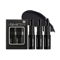 SHEBEEDO 3PCS Black Face Paint Stick, Sweat Proof & Water-Resistant Body Paint,Easy to Color Halloween Long-Lasting Black Lipstick, Ideal for Sports & Makeup with Face Paint Sticks