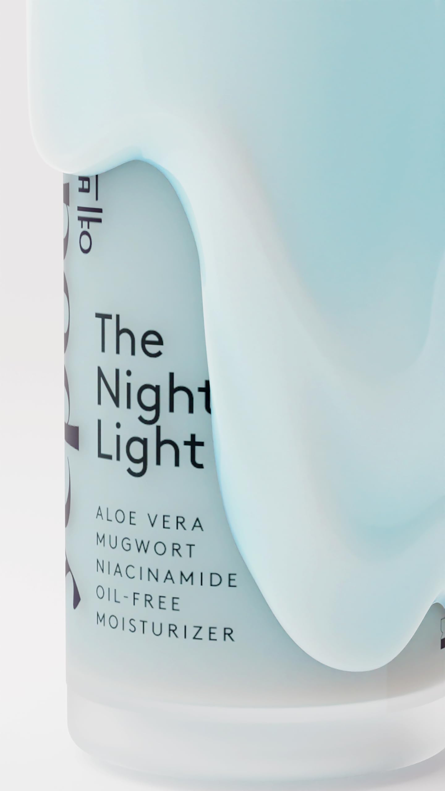 YEPODA - THE NIGHT LIGHT - Oil Free Night Cream with Aloe Vera, Mugwort and Niacinamide. Korean Skin Care (50ml)