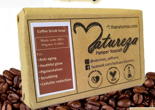 Generic Handmade Organic Coffee scrub soap Anti Acne Anti aging 90g