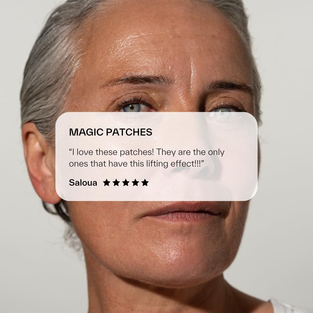 DAY+ | Anti-Aging Eye Patches | Fills Wrinkles & Fine Lines, Tones the Eye Contour | Rejuvenated Look | Hyaluronic Acid, Carambola, Provitamin B5 | 97% Natural Ingredients | Pack of 3 Pairs