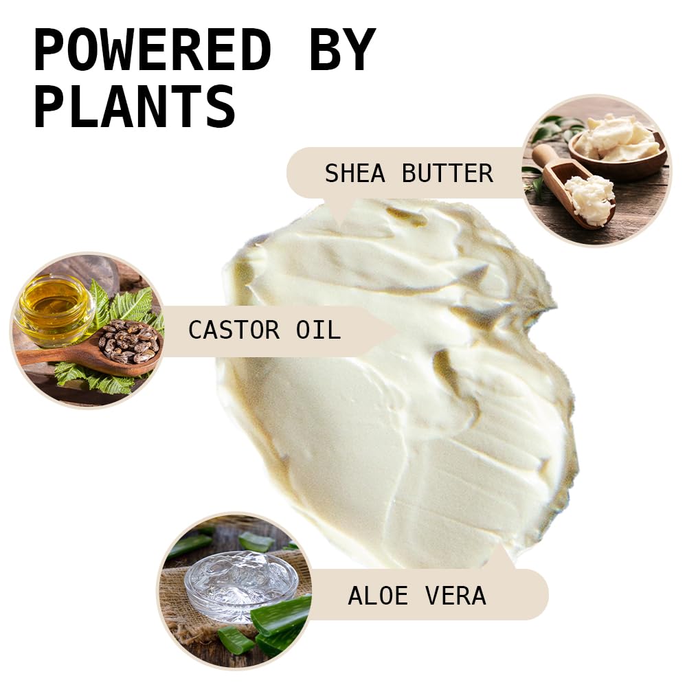O'Douds Conditioning Cream - Natural Hair Styling Cream & Leave In Conditioner with Light Hold & Medium Shine - Made with Shea Butter, Aloe Vera & Castor Oil - Mandarin & Vanilla Scent (4oz)