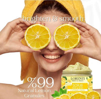Lorenti Lemon Scrub 500 ML Face & Body | Firming & Radiant Supports Collagen Production Anti Aging and Wrinkle