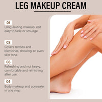 SingHao Leg Makeup Lotion,Body Full Coverage Foundation,Leg Concealer Cream,L/eg Mak/eup Waterproof No Transfer,Le/g Ve/in Cover Up Make/up,Body Scar Tat/too Cover Up Makeup,Concealer Stick,Mak/eup Conce/aler