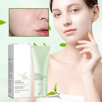 Greteam Purifying Exfoliating Gel, 60ml Greteam Exfoliating Scrub, Purifying Exfoliating Gel Moisturizing Cleanses Skin Give,Deep Cleansing Face and Body Exfoliating Scrub Gel