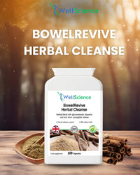 WellScience BowelRevive Herbal Cleanse - Supports Digestive Health, Enhances Regularity, Detoxifies & Boosts Colon Health