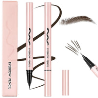 Wormeer Magic Eyebrow Pencil & Brow Pen - Waterproof, Smudge-Proof & Transfer-Proof Eyebrow Pen for Natural Defined Brow Bencil (Brown)