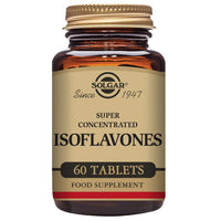 Solgar Super Concentrated Isoflavones Tablets - High Concentration - Contains Isoflavone Extract From Soy Germ - Food Supplement - Vegan, Vegetarian, Kosher - Pack of 60