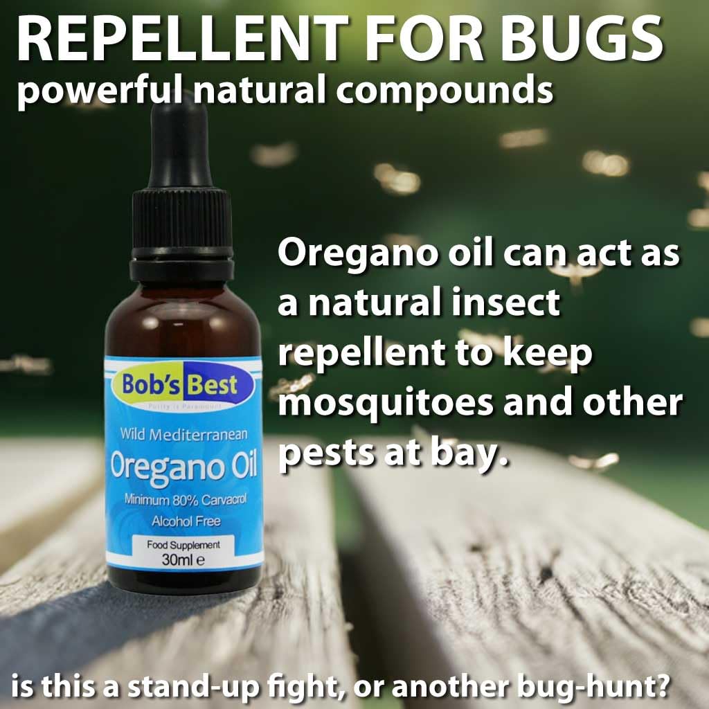 Bob's Best Oregano Oil 100% Pure & Natural Wild Mediterranean - Antioxidant & Antibacterial, Minimum 80% Carvacrol – 30ml