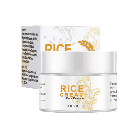 Jinjiar Rice Cream for Face,Hydrating Face Moisturiser,Rosacea Cream for Face,Anti Aging Fac-e Crea-m,Skin Tightening Crea-m for Face,Moisturiser Fa-ce Women,Night Cre-am for Women Anti Aging,Cre-am of Rice