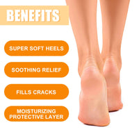 Tongyend 2PCS Urea Cream 60 Percent for Feet & Hands – Honey & Urea Foot Cream, Intensive Foot Moisturiser, Cracked Heel Repair Cream for Dry Skin & Hard Calluses (Orange, 2PC)