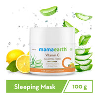 MAMAEARTH Mamaearth Vitamin C Sleeping Mask, Night Cream For Women, for Skin Illumination - 100 g
