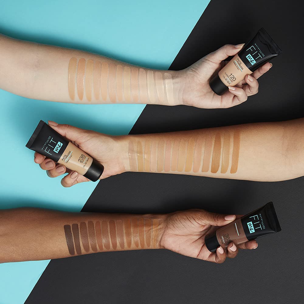 Maybelline Fit Me Foundation, Matte & Poreless, Full Coverage Blendable Normal to Oily Skin, 364 Deep Bronze 30ml