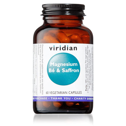 Viridian Magnesium, B6 and Saffron 60 caps
