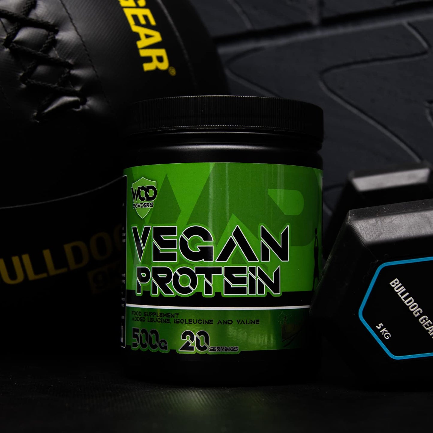 Hellenia VEGAN PROTEIN - Protein Powder Blend - WOD Powders | 3 Plant Based Vegan Protein Powders | High in fibre, Low Carb, Low Fat, Low Sugar, Dairy-Free - (Vanilla Custard)