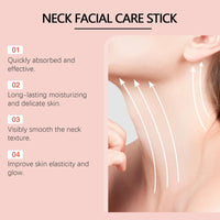 gcdat Retinol & Collagen Neck Facial Care Stick, Anti Aging Neck and Décolleté Firming Cream - Tighten and Hydrate Skin Day & Night Neck Tightening Cream Firm Repair Sagging Rejuvenates Skin - 1.41 Oz