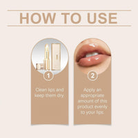 Fankayi Transfer-Proof Color Changing Lipstick with Gold Foil,Transparente Transferproof Gold Crystal Color Changing Lip Stick,24h Long-Lasting Hydration & Glossy Shine Lip Gloss,Colour Changing Lipstick