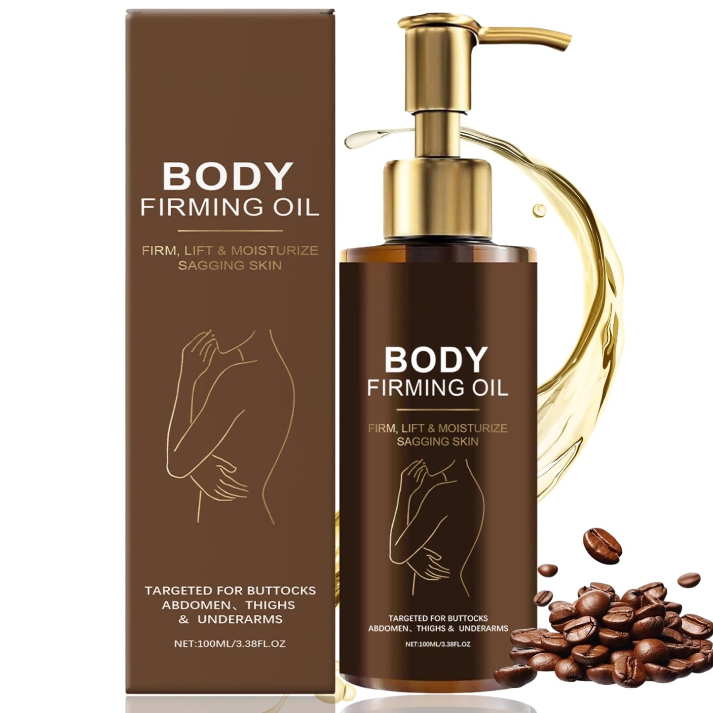 Magic Body Firming Oil,Magic Luxury Body Oil with Vitamin E,Glow Remedy Oil Skin Tightening for Women,Hydrating Massage Oils for Wrinkles Fine Lines,Collagen Lifting Body Oil for Smooth Nourishes Skin